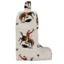 Lazy J Linen Quilted Boot Bag