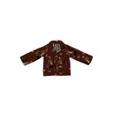 Lazy J Maroon Youth Quilted Snap Jacket