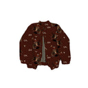 Lazy J Maroon Quilted Bomber Jacket *Web Exclusive*