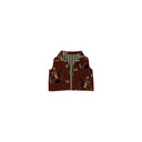 Lazy J Maroon Quilted Cate Vest