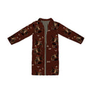 Lazy J Maroon Quilted Duster