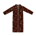 Lazy J Maroon Quilted Maxi Coat *Web Exclusive*