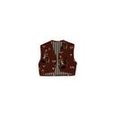 Lazy J Maroon Quilted Tara Vest