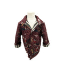 Lazy J Maroon Youth Quilted Snap Jacket