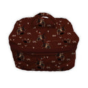 Lazy J Maroon Quilted Travel Case