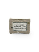 "Left the Gate Open" Quilted Makeup Bag