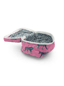 Leilani Leopard Fuchsia Quilted Travel Case
