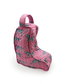 Leilani Leopard Fuchsia Quilted Boot Bag