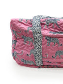 Leilana Leopard Fuchsia Weekender Duffle Bag
