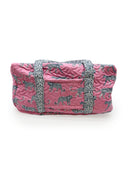 Leilana Leopard Fuchsia Weekender Duffle Bag