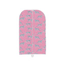Leilani Leopard Fuchsia Quilted Garment Bag