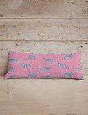 Leilani Leopard Fuchsia Quilted Oblong 14" x33" Pillow