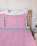 Leilani Leopard Fuchsia Quilt
