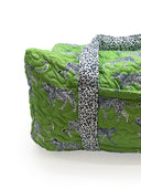 Leilani Leopard Green Weekender Duffle Bag