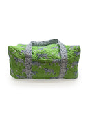 Leilani Leopard Green Weekender Duffle Bag