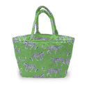 Leilani Leopard Green Quilted Handbag