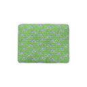 Leilani Leopard Green Quilted Pet Bed