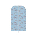 Leilani Leopard Maya Blue Quilted Garment Bag