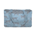 Leilani Leopard Maya Blue Quilted Tote