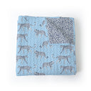 Leilani Leopard Maya Blue Quilt