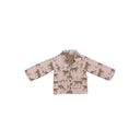 Leilani Leopard Rose Youth Quilted Snap Jacket