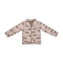 Leilani Leopard Rose Quilted Jacket