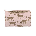 Leilani Leopard Rose Makeup Bag