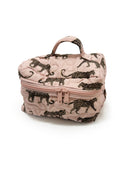 Leilani Leopard Rose Quilted Travel Case