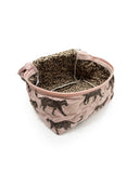 Leilani Leopard Rose Quilted Travel Case