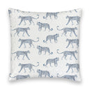 Leilani Leopard White Quilted 20" Pillow