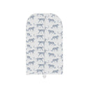 Leilani Leopard White Quilted Garment Bag