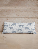 Leilani Leopard White Quilted Oblong 14" x33" Pillow