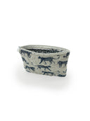 Leilani Leopard White Quilted Makeup Bag