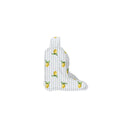 Lemon Sorbet Blue Quilted Boot Bag