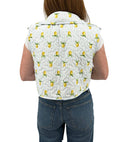 Lemon Sorbet Blue Quilted Cate Vest
