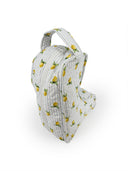 Lemon Sorbet Blue Quilted Boot Bag