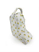Lemon Sorbet Blue Quilted Boot Bag