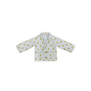 Lemon Sorbet Blue Youth Quilted Snap Jacket