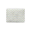 Lemon Sorbet Blue Quilted Pet Bed