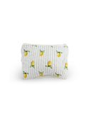Lemon Sorbet Blue Makeup Bag
