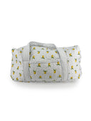 Lemon Sorbet Blue Weekender Duffle Bag
