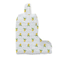 Lemon Sorbet Blue Quilted Boot Bag