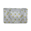 Lemon Sorbet Blue Quilted Tote