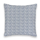 Leopard Print Navy Quilted 20" Pillow