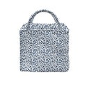 Leopard Print Navy Quilted Handbag