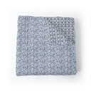 Leopard Print Navy Baby Blanket