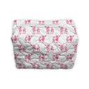 Longhorn Icon Fuchsia Quilted Makeup Bag