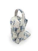 Longhorn Icon Blue Quilted Boot Bag