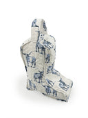 Longhorn Icon Blue Quilted Boot Bag