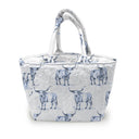 Longhorn Icon Blue Quilted Handbag